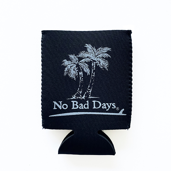 NO BAD DAYS ® Can Cooler Cozie Beverage Holder Neoprene Drink Sleeve Color:Black